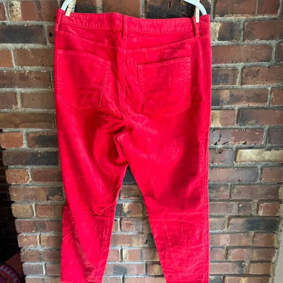 LOFT Red Skinny Pants - Picture 4 of 6